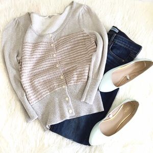 Knitted & knotted cardigan