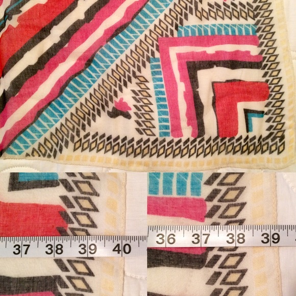 ❌SOLD❌ NWOT🎉 Tribal Print Scarf! - Picture 4 of 4