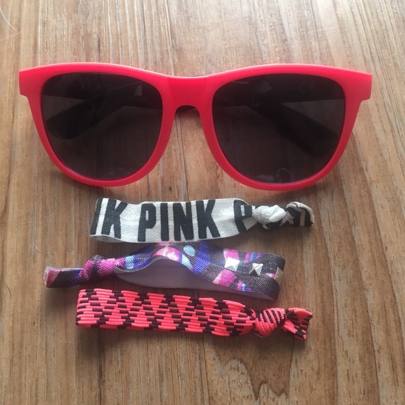 Vs PINK Sunglasses & bracelets