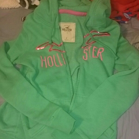 Hollister zip up hoodie