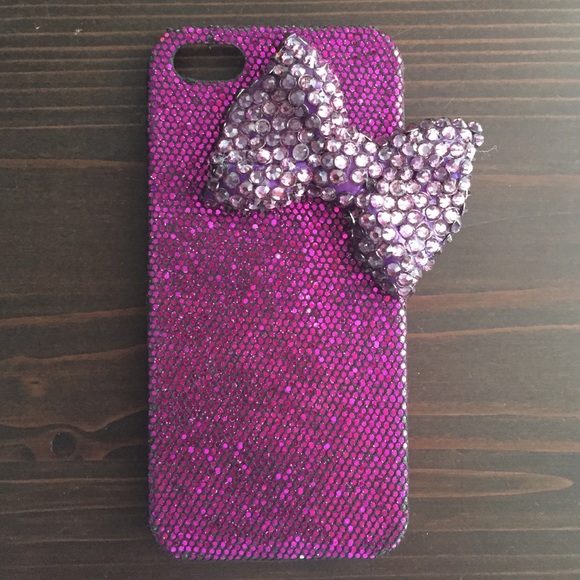 Purple Bow iPhone 5/5s case