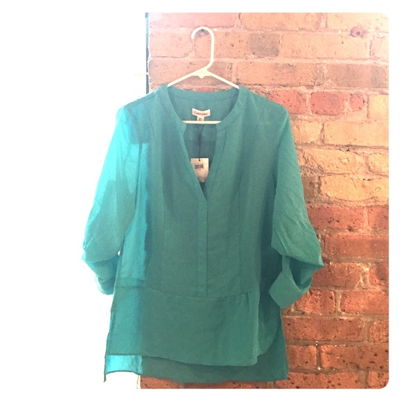Calvin Klein Turquoise Blouse