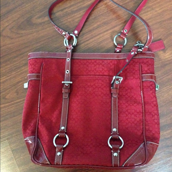 Authentic Coach Mini Signature Gallery Tote