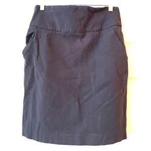 Banana Republic Dark Grey Pencil Skirt
