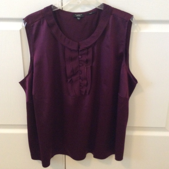 Talbots Tops - Sold in bundle Eggplant color Talbots blouse. 22WP