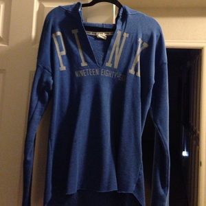 VS pink blue sweatshirt