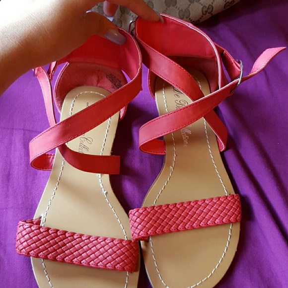 Dark Coral/Reddish Sandals