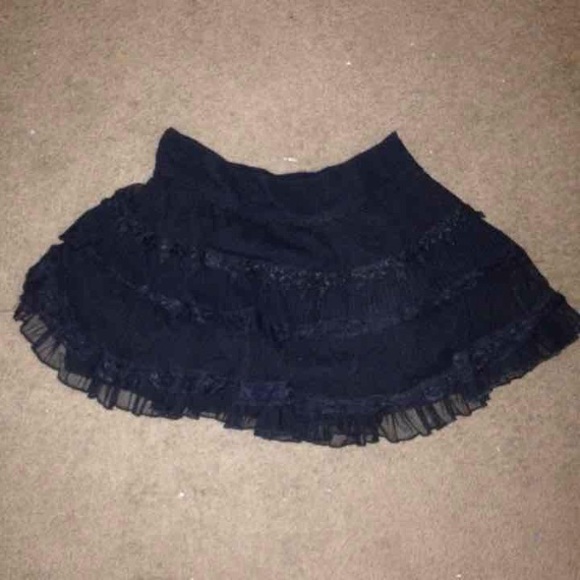 Forever 21 Gothic Black mini skirt