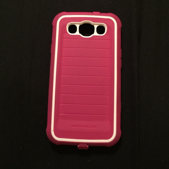 Galaxy s3 pink body glove case