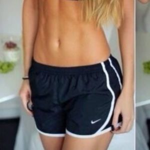 Black and white nike shorts !