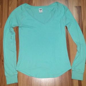 Victoria's Secret PINK Teal Thermal