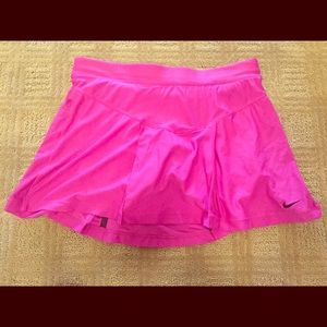 Hot Pink Nike Fit Dry Tennis Skirt