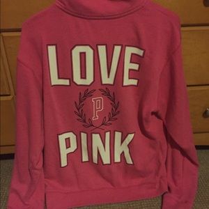 PINK half zip up