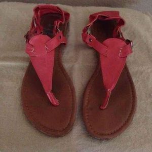 Madden Girl Red Orange sandals