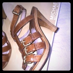 Michael Kors wrap around ankle sandals