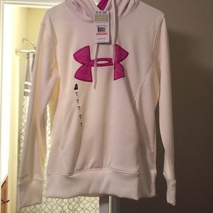 Under Armour sweatshirt.