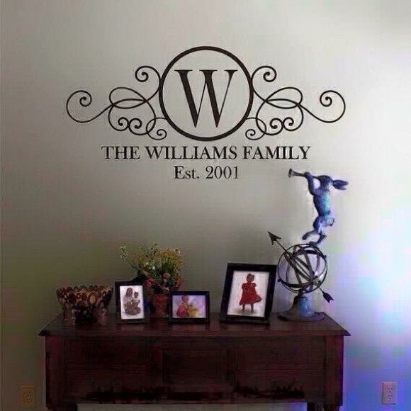 Personalized wall sticker