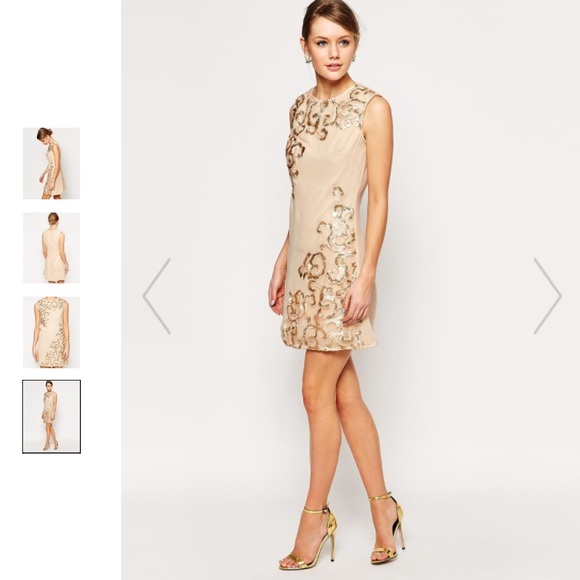 Sequin Embellished Dress | ASOS Little Mistress