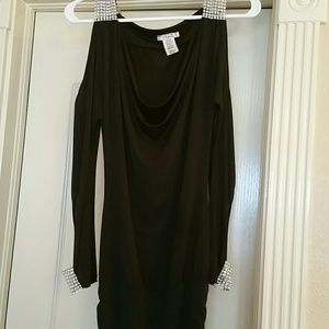 Black cocktail dress