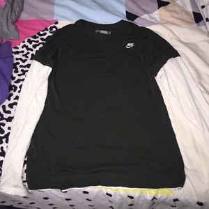 Nike fitted long sleeve t-shirt