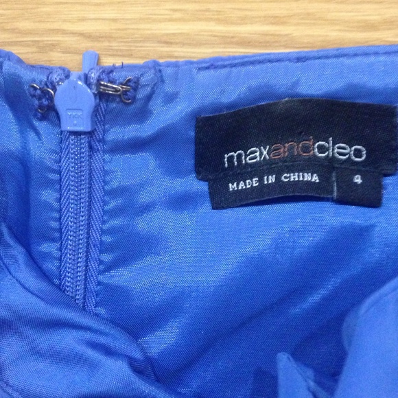 Max and Cleo Strapless Dress Sz 4 - Picture 2 of 3