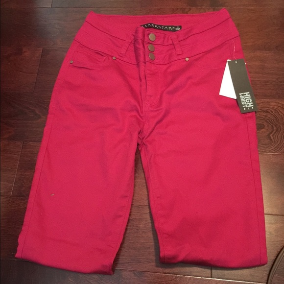 High Rise Pink Pants - Picture 2 of 2