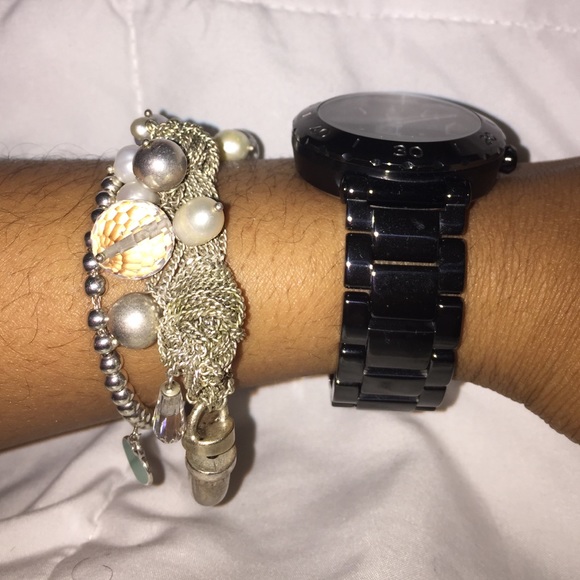 Black Ceramic fossil watch - Picture 2 of 4