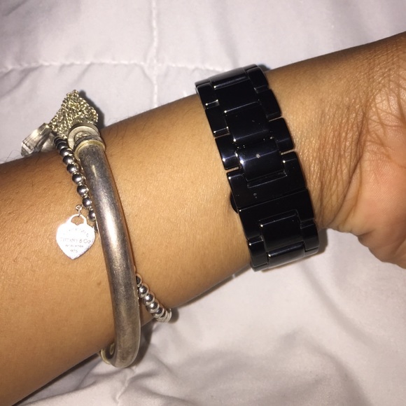 Black Ceramic fossil watch - Picture 3 of 4
