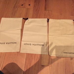 Louis Vuitton dust bags