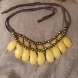 Anthropologie statement collar necklace
