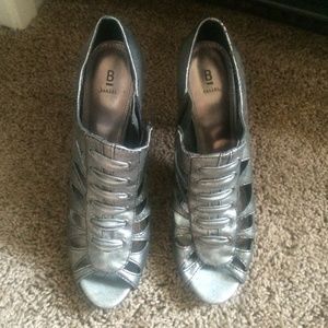 Silver heels