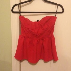 H&M Aztec Peplum Top