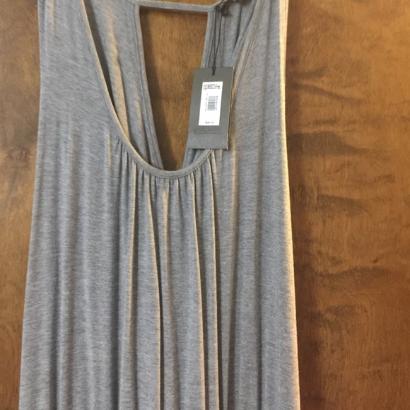 Grey long summer dress - Picture 2 of 4