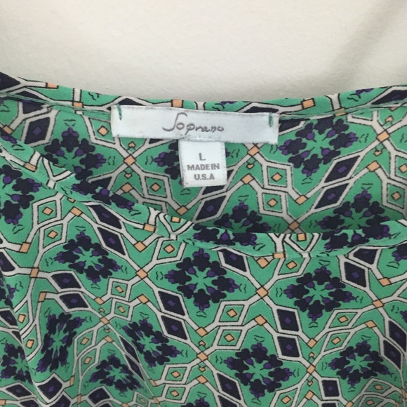 Patterned tank, worn once - Picture 2 of 4