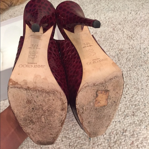 Jimmy Choo Peep Toe Sling Back Pumps!!!! 🎉SALE🎉 - Picture 3 of 4