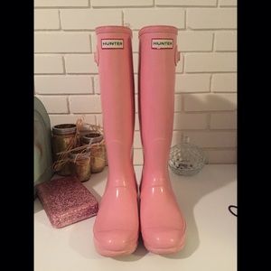 🚨🚨One day sale 🚨🚨 Rare candy pink Hunter boots