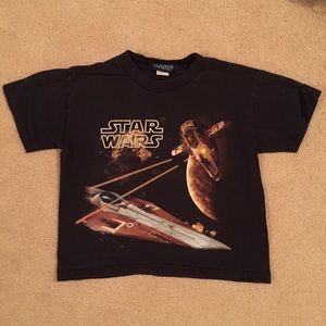 Vintage Star Wars Shirt Crop Top