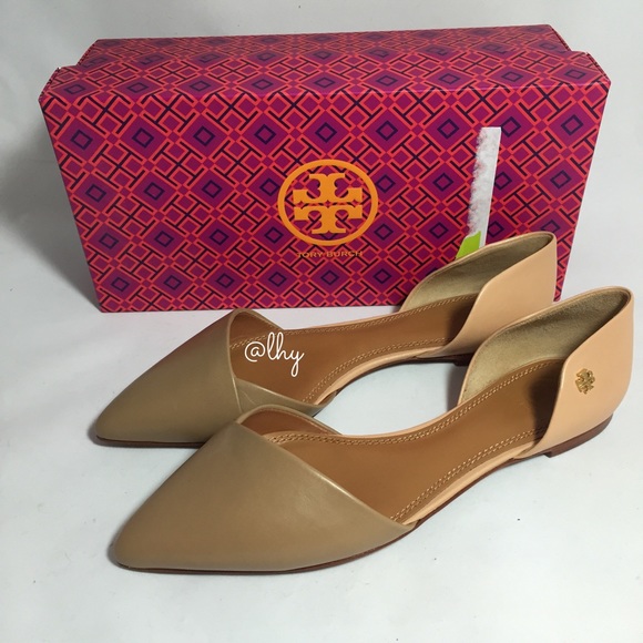 Tory Burch Shoes - ❌SOLD❌TORY BURCH BEIGE VIV D'ORSAY FLATS - 8