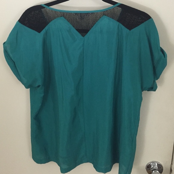 BCBGeneration turquoise top - Picture 3 of 4