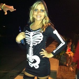 Skeleton Halloween costume!