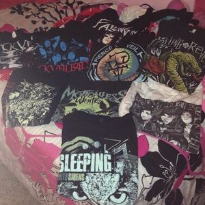 9 band t-shirts
