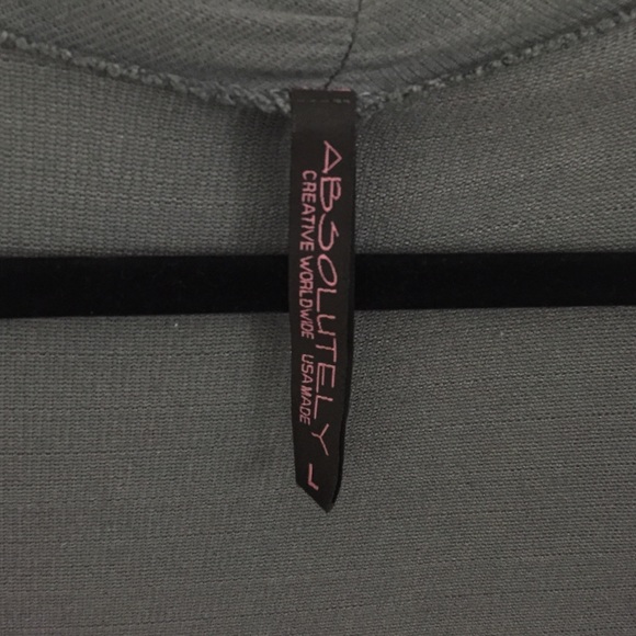 High low grey cotton cardigan - Picture 3 of 4