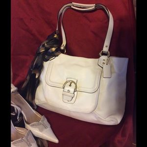 Leather Coach Handbag