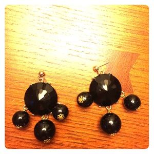 Black earrings