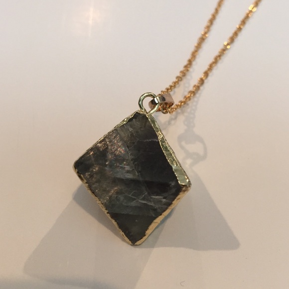 Jewelry - Hexagon Quartz Necklace  Beautiful and Different