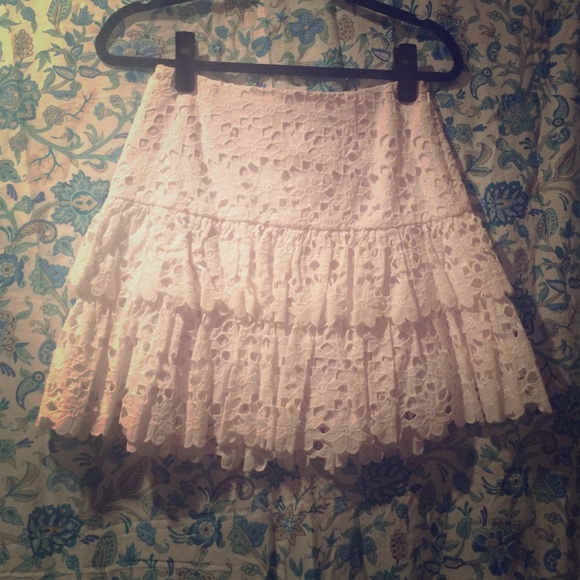 Lilly Pulitzer Tiered Eyelet Skirt