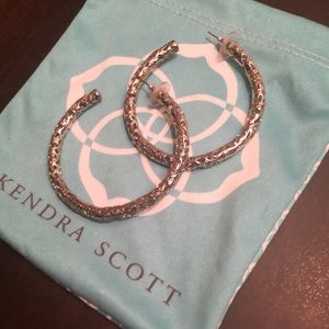Kendra Scott Silver Hoops