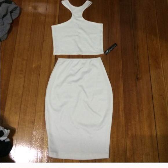 Two piece off white set