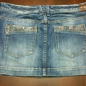 Express denim skirt