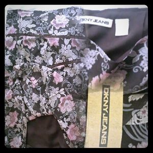 MACY'S DKNY JEANS Autum Rose skirt
